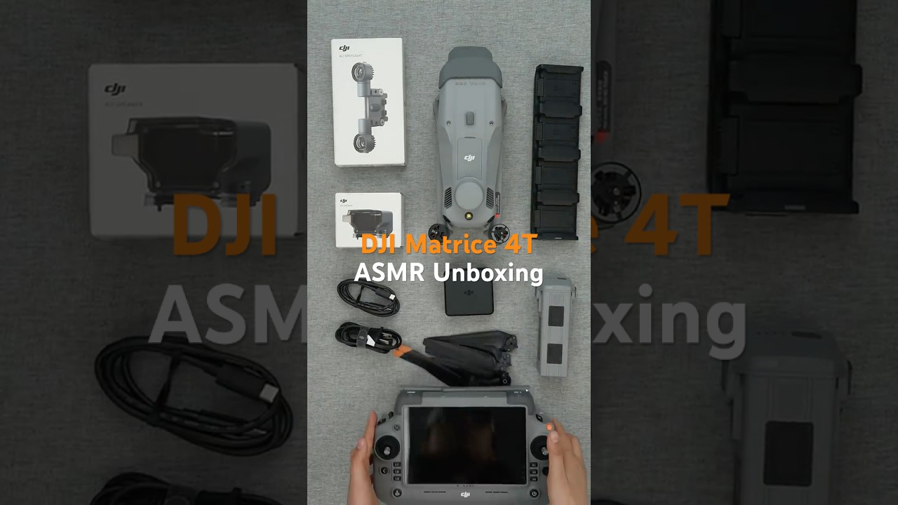 DJI Matrice 4T ASMR Unboxing! 📦 What&rsquo;s Inside the Box?