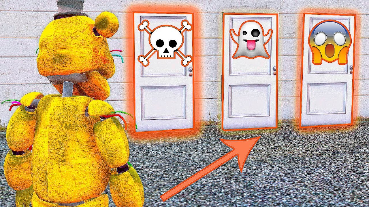 ANIMATRONICS Qual PORTA o Golden Freddy Vai Escolher?  | GTA V Five Nights at Freddy's