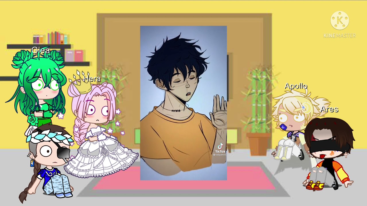 Some gods and goddesses react to Percy Jackson (Pjo) (Dark Percy included) 1/2