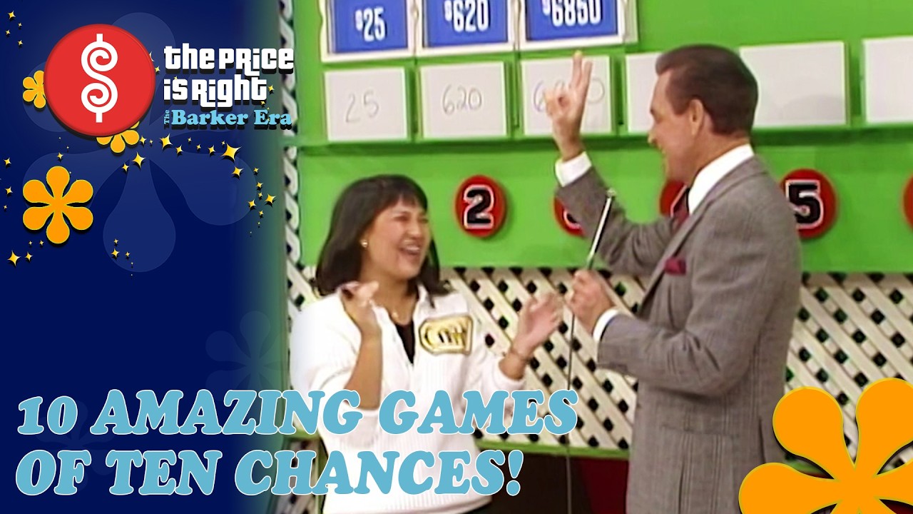 Epic Wins & Stressful Losses! See 10 Epic Games of Ten Chances on The Price Is Right in the ‘80s