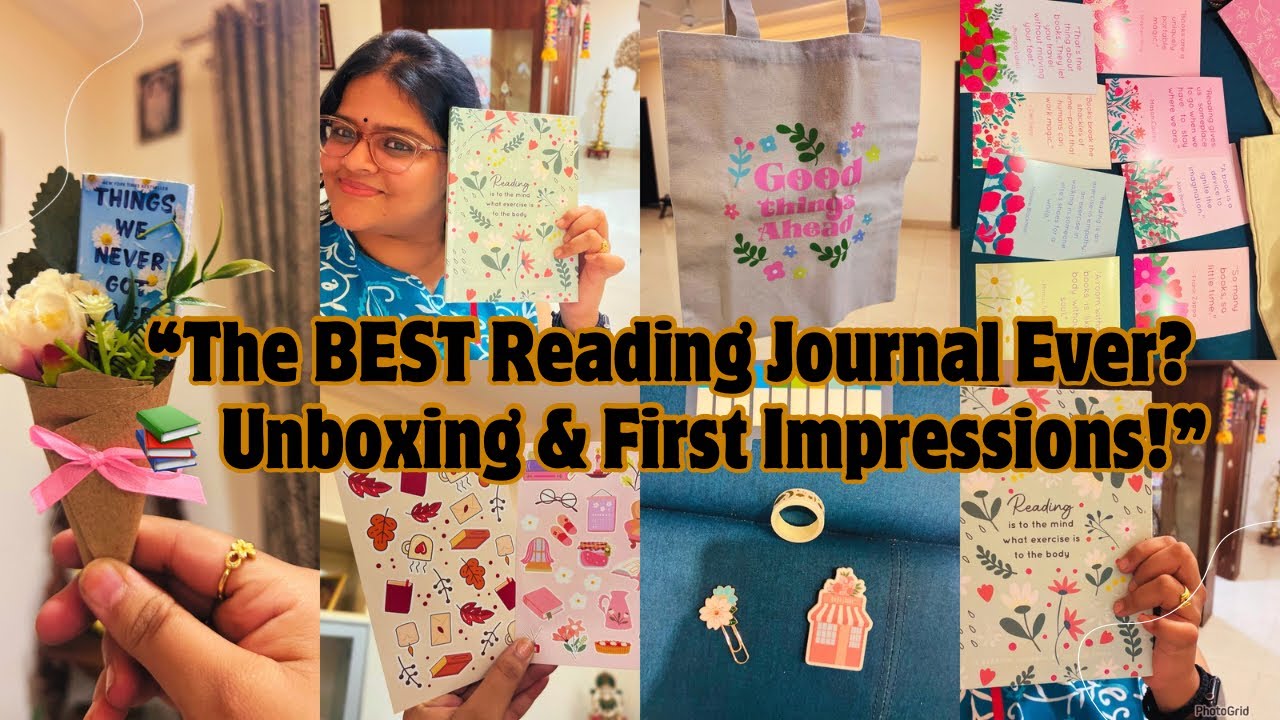 Unboxing the BEST Reading Journal Ever! | Supple Room Enchanted Garden Bundle