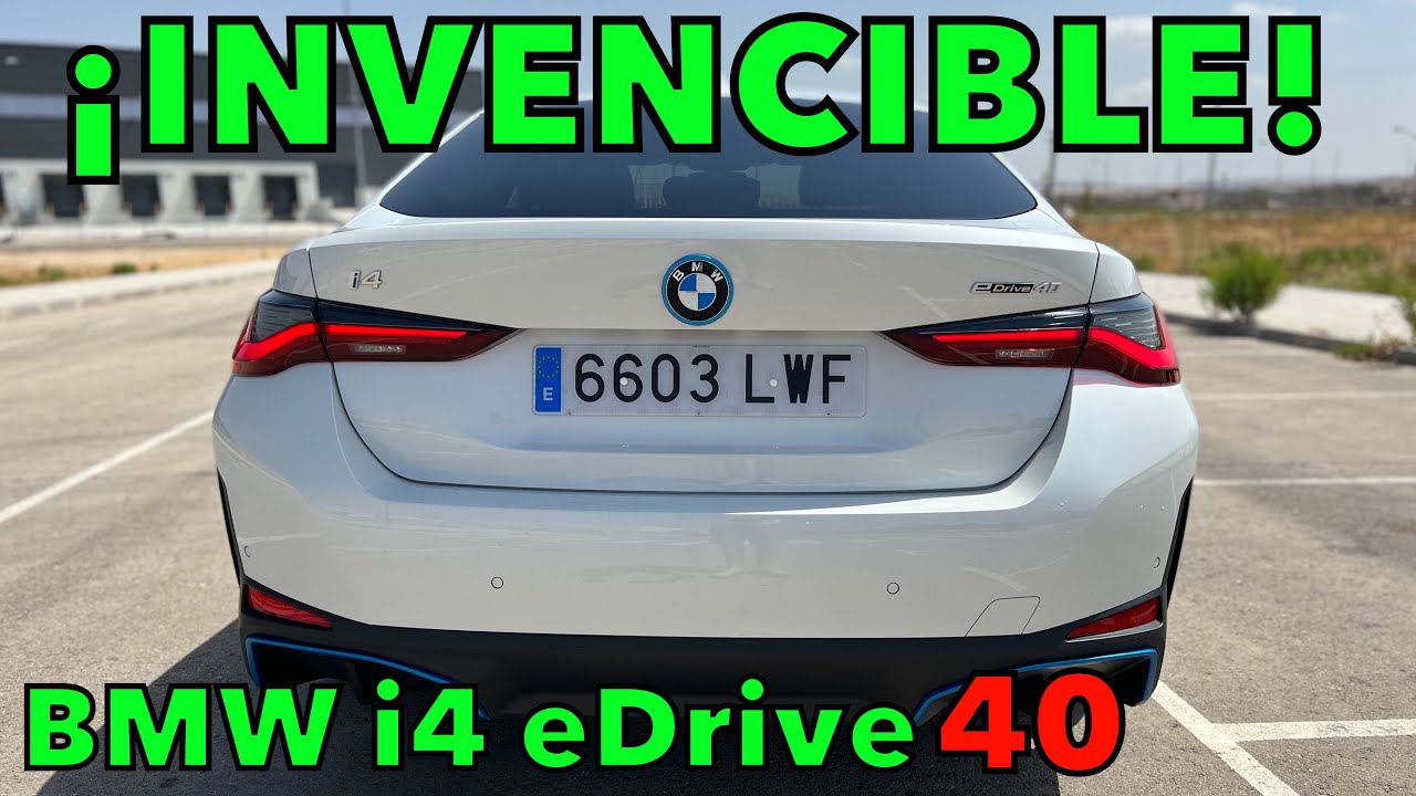 &iexcl;INVENCIBLE! BMW i4 eDrive 40 R&eacute;cord de CONSUMOS Coche El&eacute;ctrico PRUEBA  MOTORK