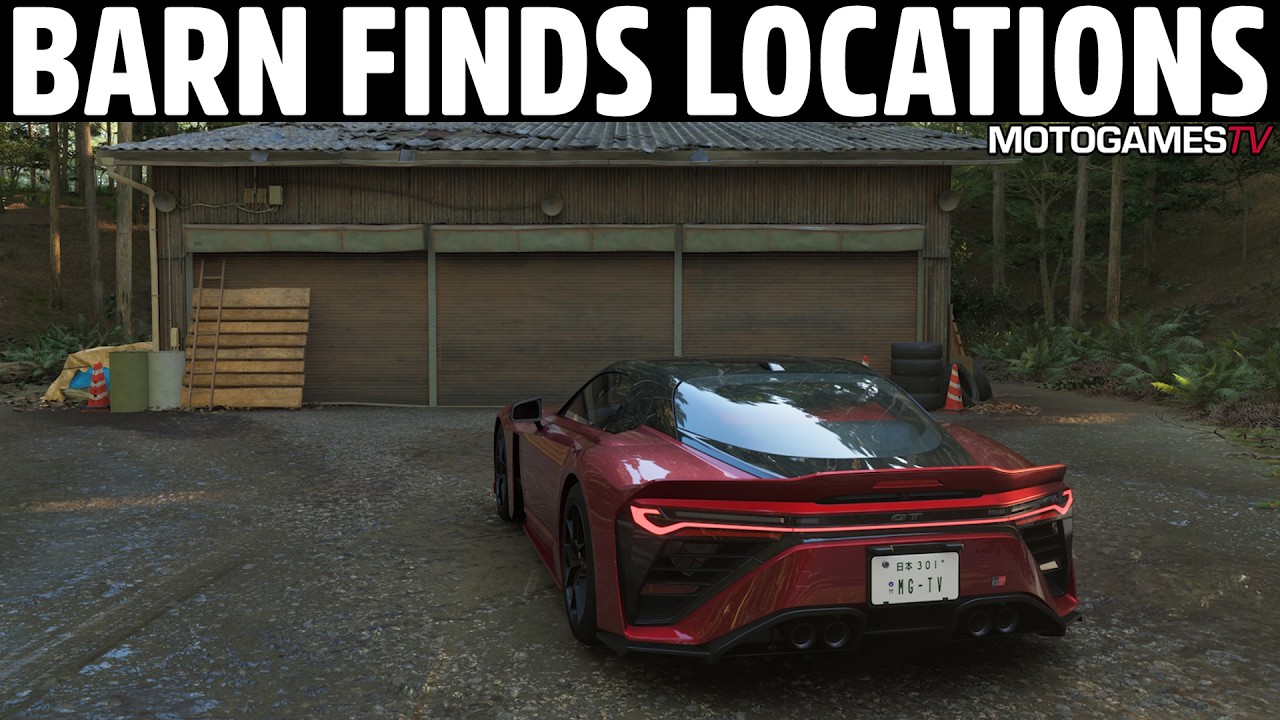 Forza Horizon 6 - All 15 Barn Finds Locations with Cutscenes