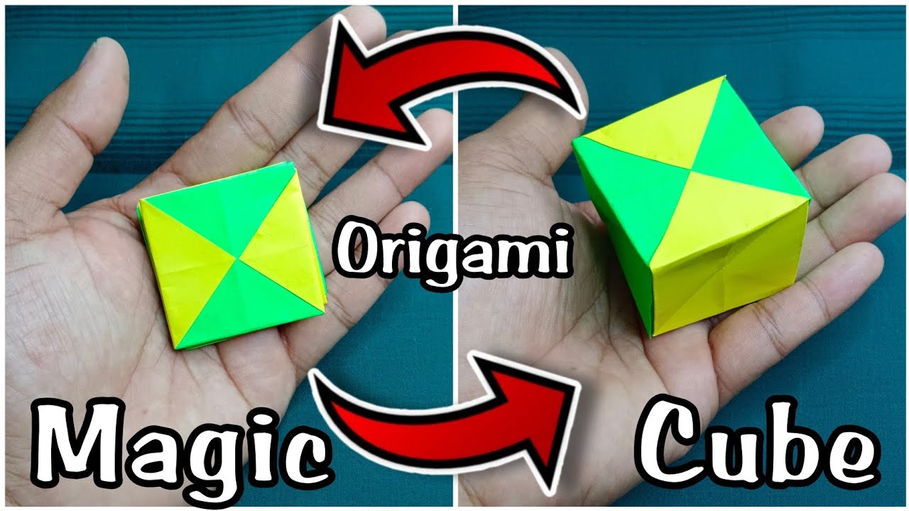 Amazing DIY Origami Magic Cube Easy Folding