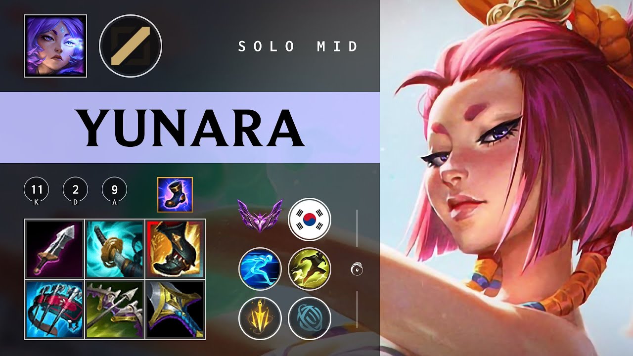 Yunara Mid vs Azir - KR Master Patch 26.02