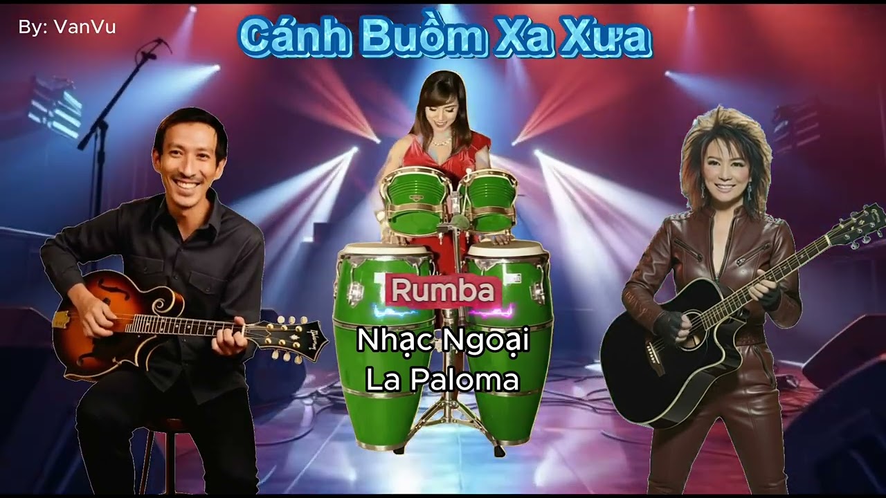 Cánh Buồm Xa Xưa - La Paloma | Soft music với tiếng đàn Mandolin