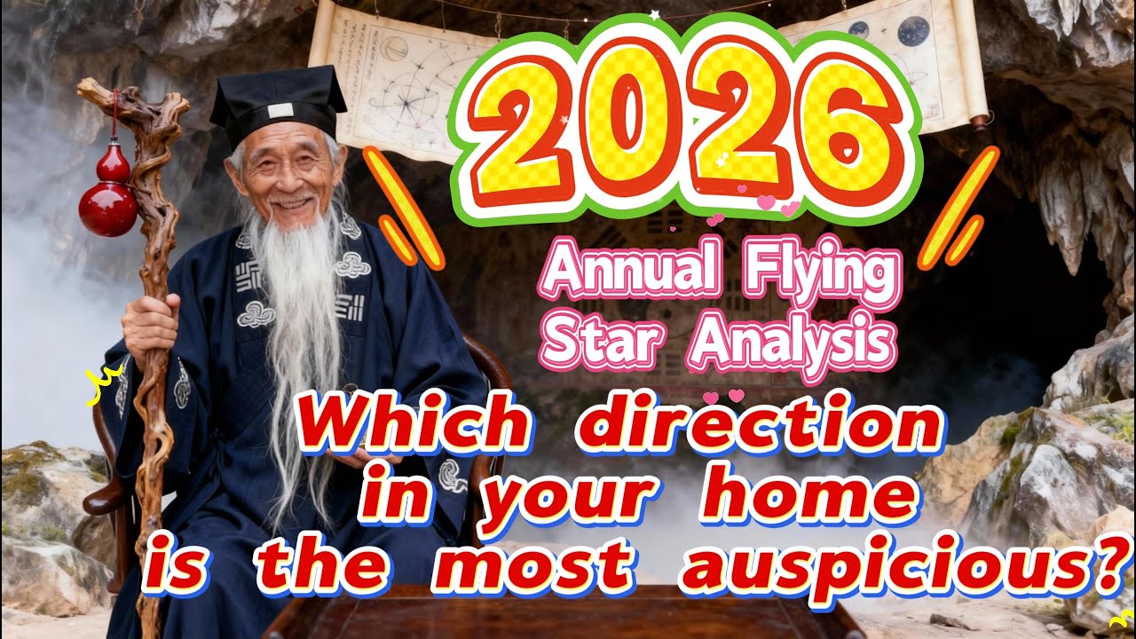 2026 Feng Shui Flying Stars Discover the Most Auspicious Areas in Your Home!#fengshui #2026