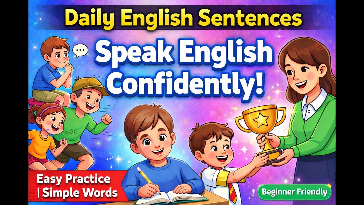 Daily Speaking Practice & Life Lessons for Beginners Easy english Conversation|Speak English easily