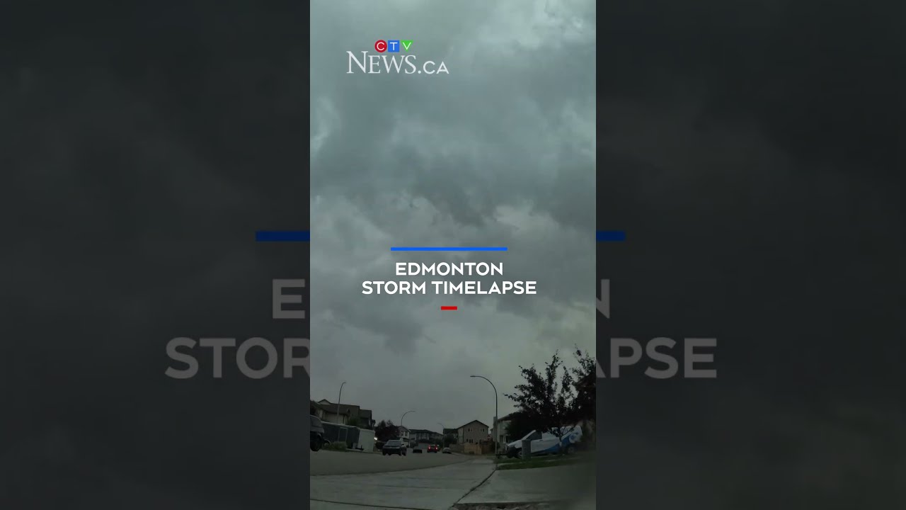 Edmonton storm timelapse