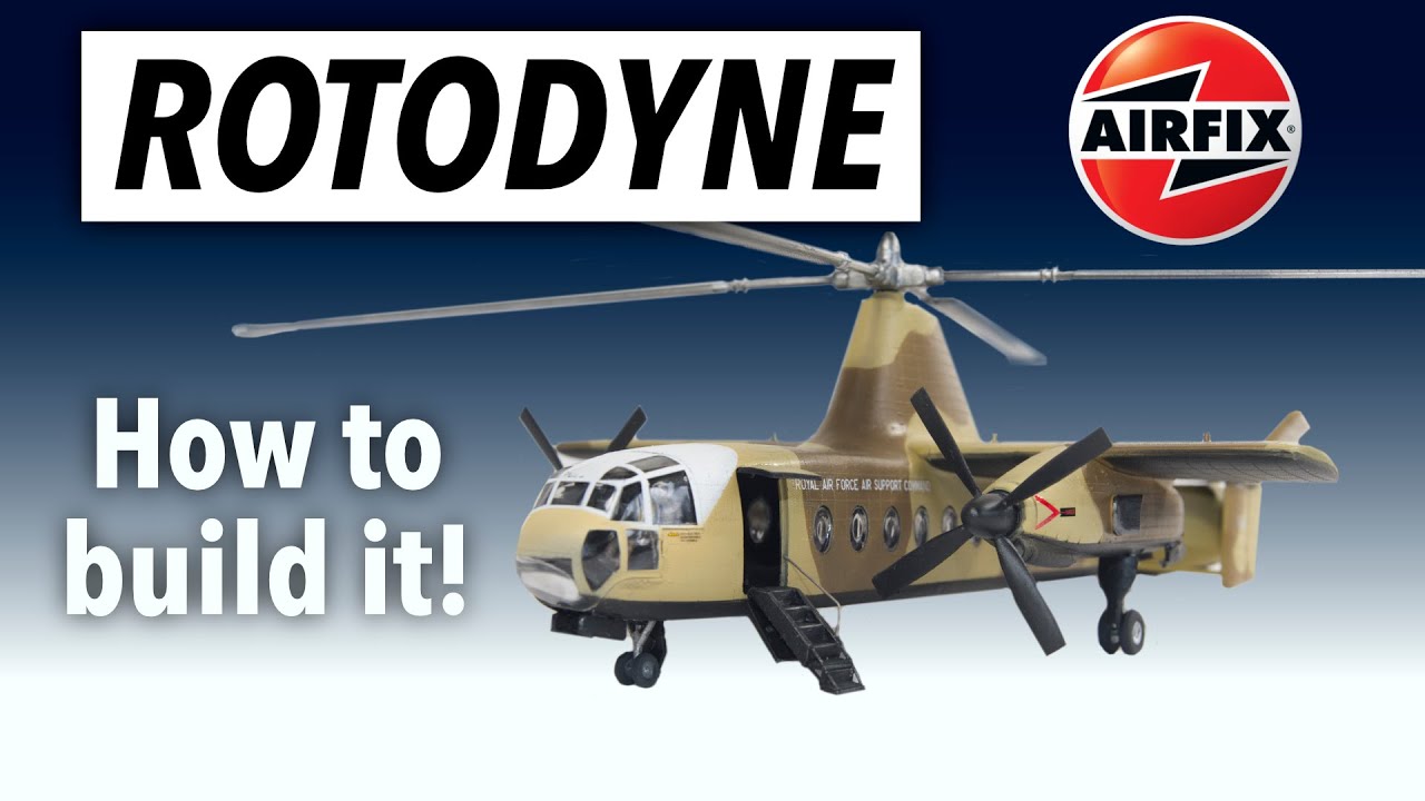 2024 AIRFIX ROTODYNE VINTAGE CLASSIC - how to build it!