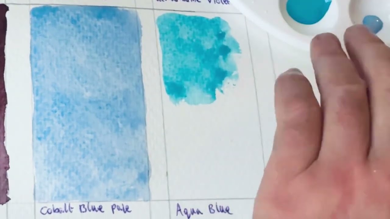 Aqua Blue Professional Handmade Watercolour - Jackman’s Art Materials 