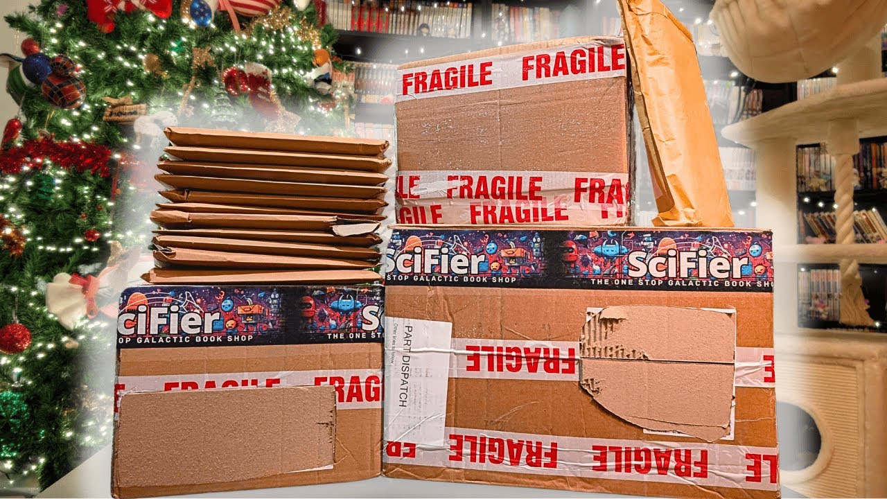 🎄My Massive Christmas Haul ᕦ(ò_óˇ)ᕤ ~ SciFier Manga Unboxing ~ Second-hand and NEW🎄