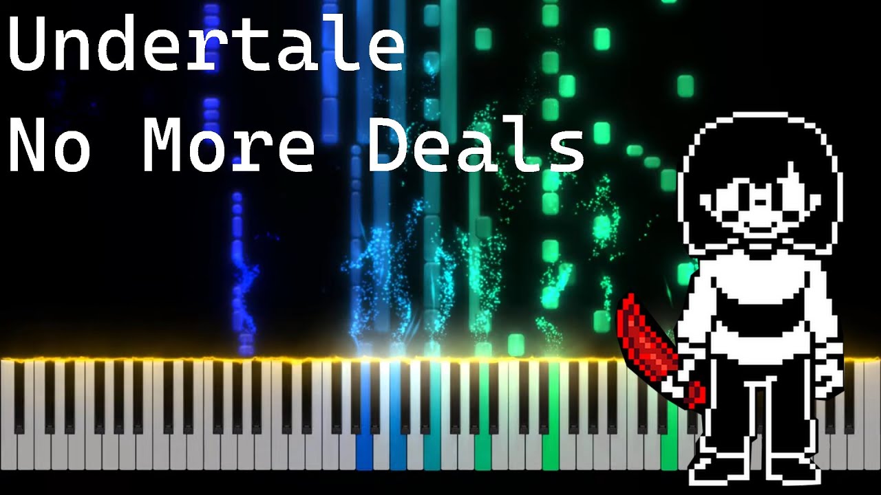 Undertale - No More Deals Piano Tutorial [Nivek.Piano]