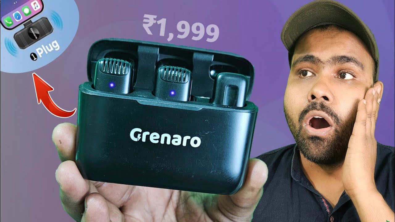 Best Wireless Mic For Youtube - Grenaro J13 Unboxing and Review