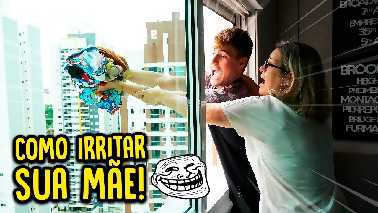 COMO IRRITAR SUA MÃE!! ( ELA ME BATEU ) - TROLLANDO MINHA MÃE [ REZENDE EVIL ]