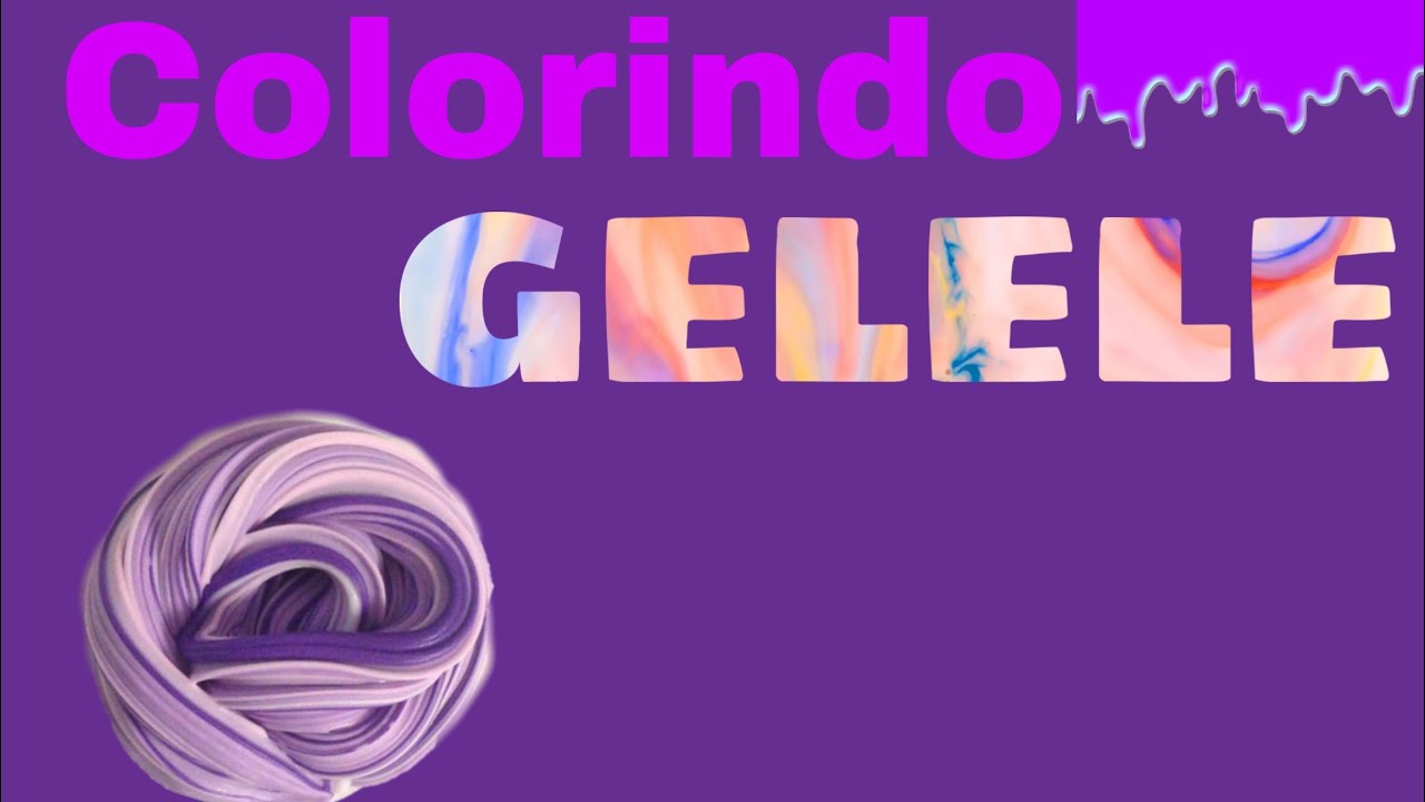 Colorindo Gelele com cores diferentes |Por tr&aacute;s das Slimes