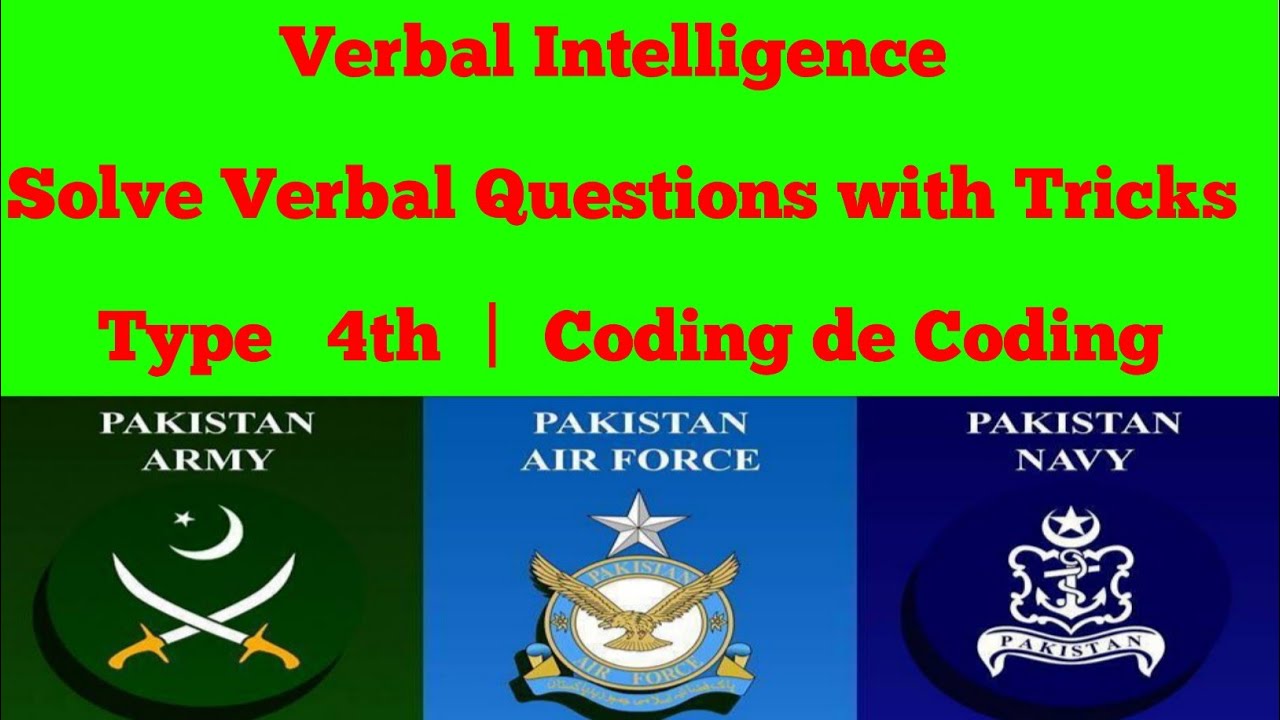 How to solve verbal Intelligence  #verbal_intelligence_questions #Cadet_guider_verbal #Intelligence