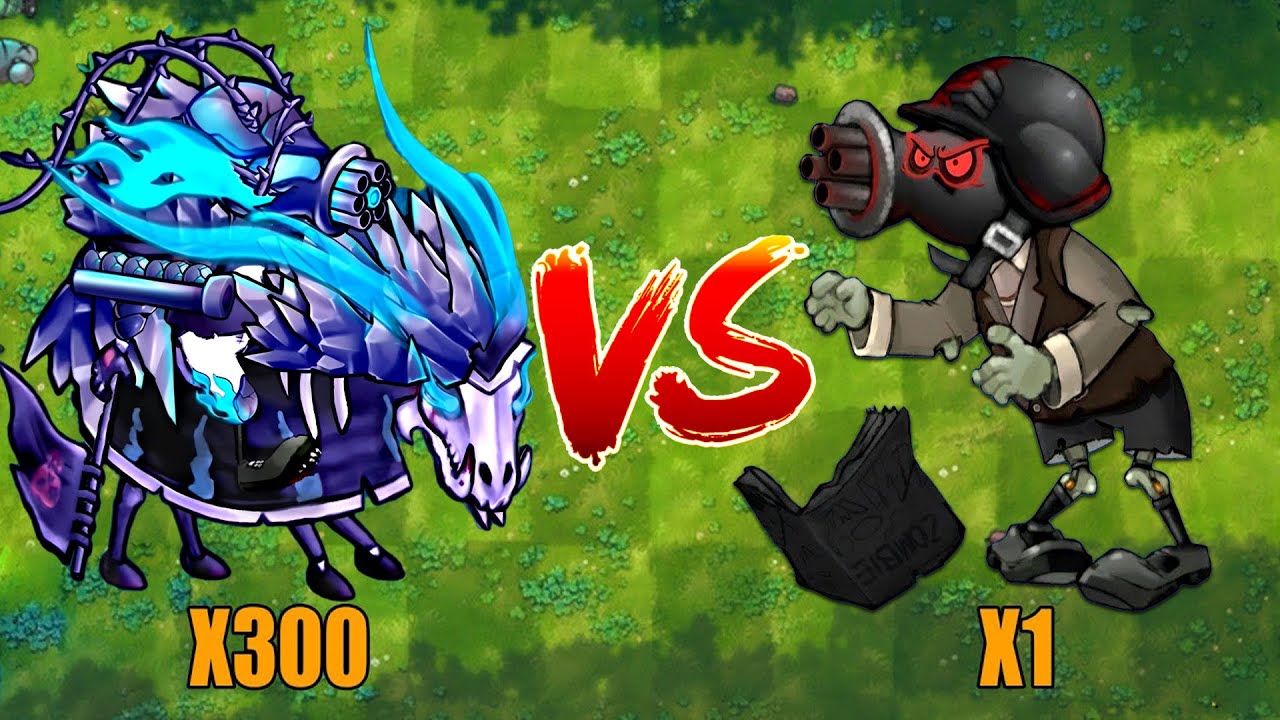 PVZ 1 Fusion 3.3 Challenge!! 300 Zombie Random VS Doom Ultimate Professor Z - Who Will Win?
