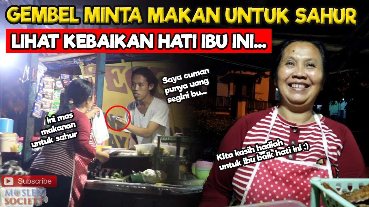 Social Experiment | GEMBEL MINTA MAKAN UNTUK SAHUR, ADAKAH YANG PEDULI ?