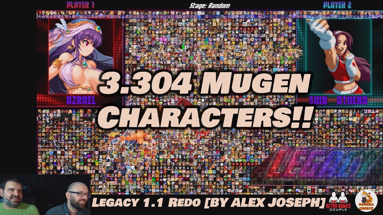 3300 Fighters!! Mugen Legacy 1.1 REDO (By Alex Joseph): Battles with Fotis Namida! (RGC Mugen)