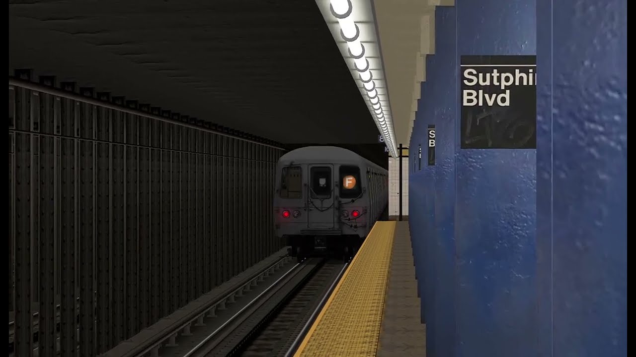 R-46 (F) Train arriving 