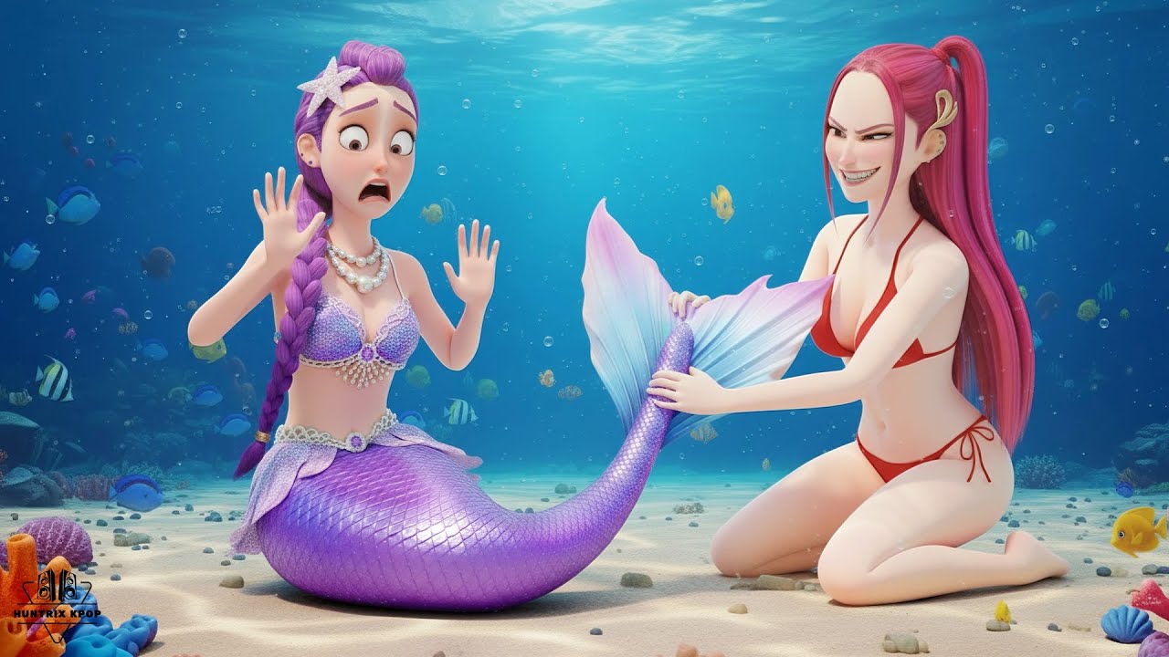 RESCUING MERMAID RUMI FROM MIRA&rsquo;S PLOT &ndash; &ldquo;GOLDEN&rdquo; HUNTR/X | KPOP Demon Hunters