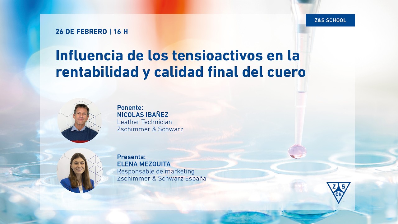 #38 Z&S SCHOOL. Influencia de los tensioactivos en la rentabilidad y calidad final del cuero