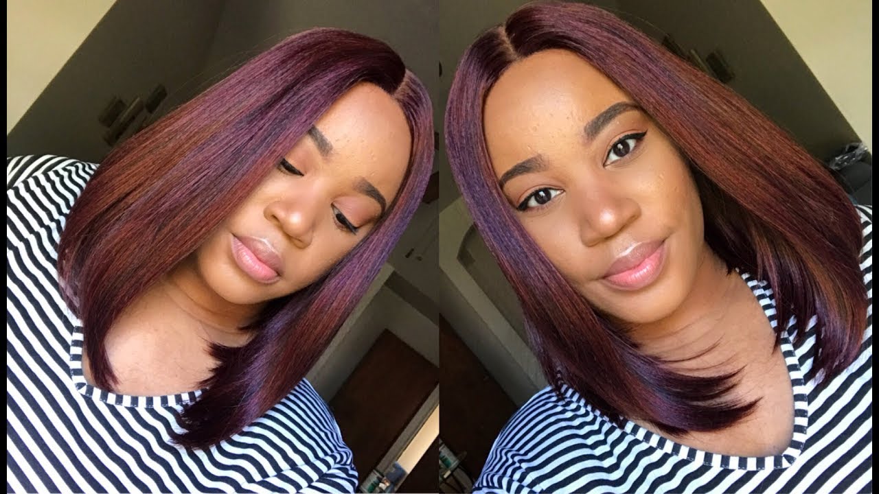 Yes Bob 💁🏽| Under $30 Quick Slay | Sensationnel Lace Front Wig “Tiara” | 99J | SoGoodShop