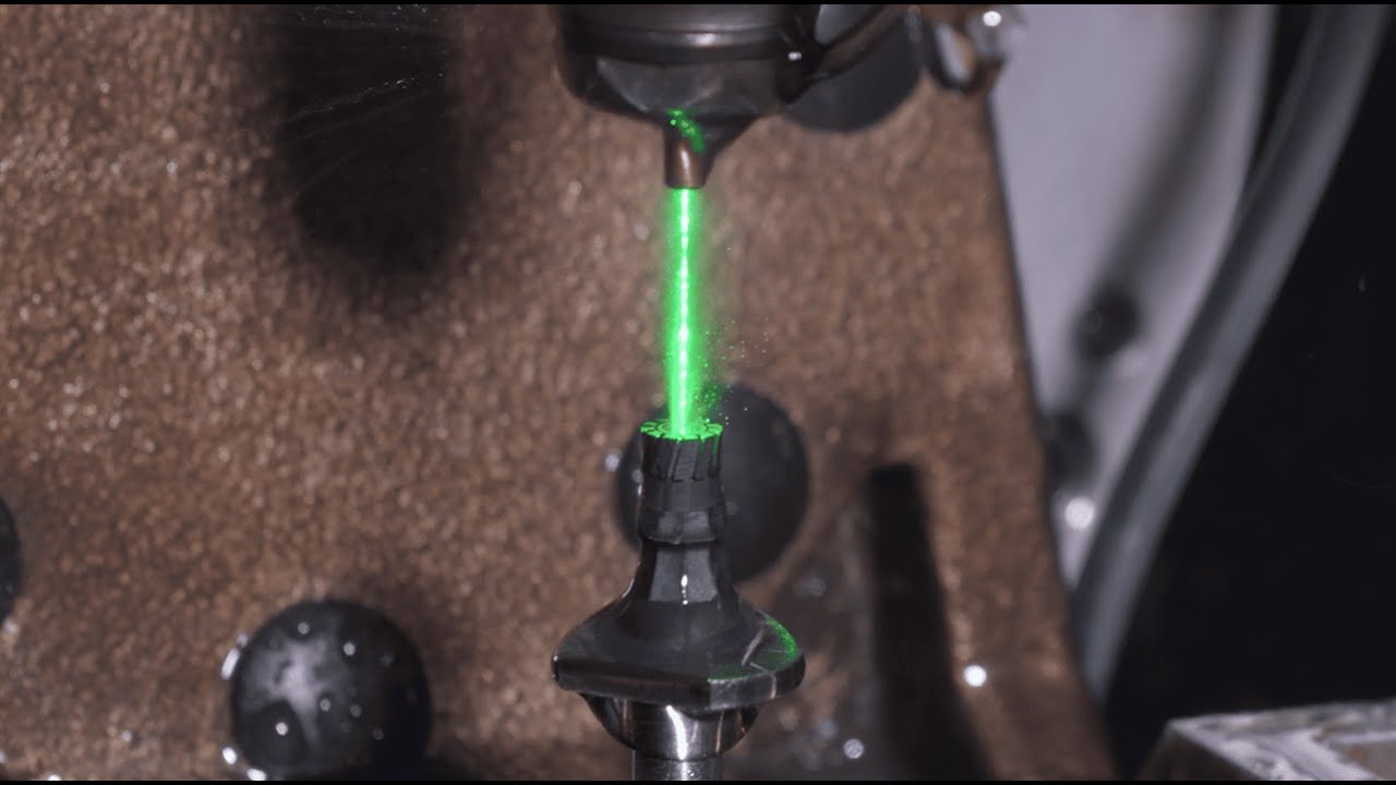 We shaped technical ceramics into a chess rook with Laser MicroJet&reg;