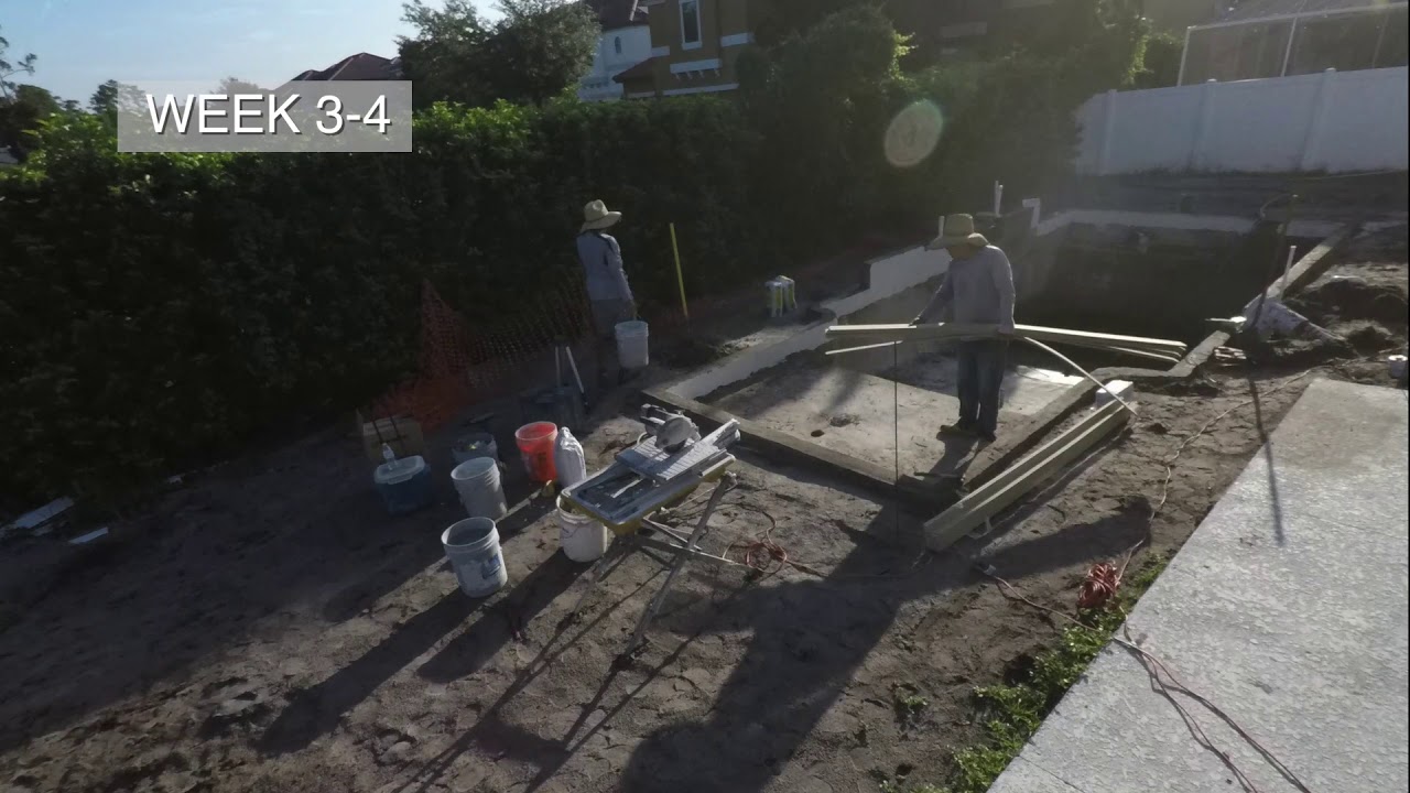 Swimming Pool Construction Time Lapse
