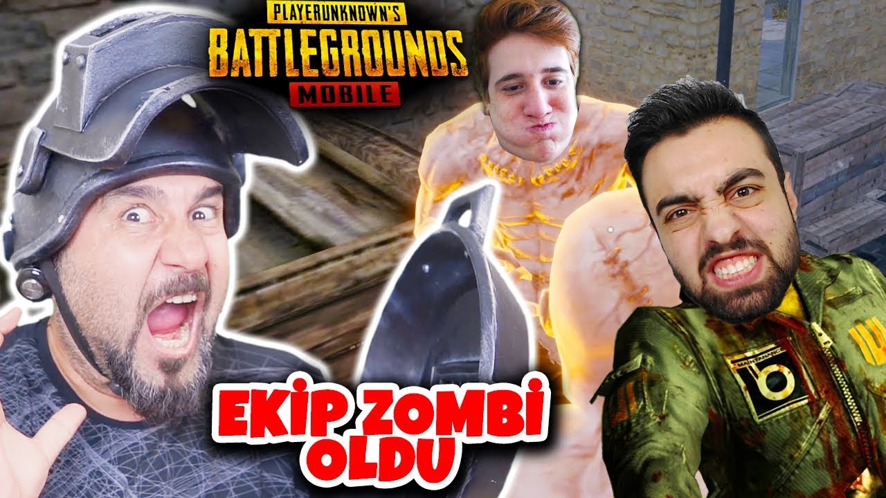 PUBG MOBİLE TÜM EKİP ZOMBİ OLDUK!-KLİPTEN GÖRÜNTÜLER! |  ZOMBİLER VS MUHAFIZLAR