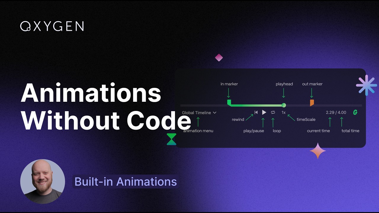 Design Motion Visually in Oxygen (Keep Full Control)