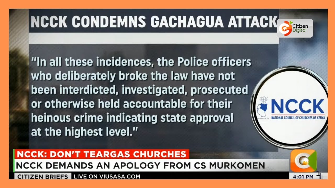 NCCK condemns disruption of church service in Othaya