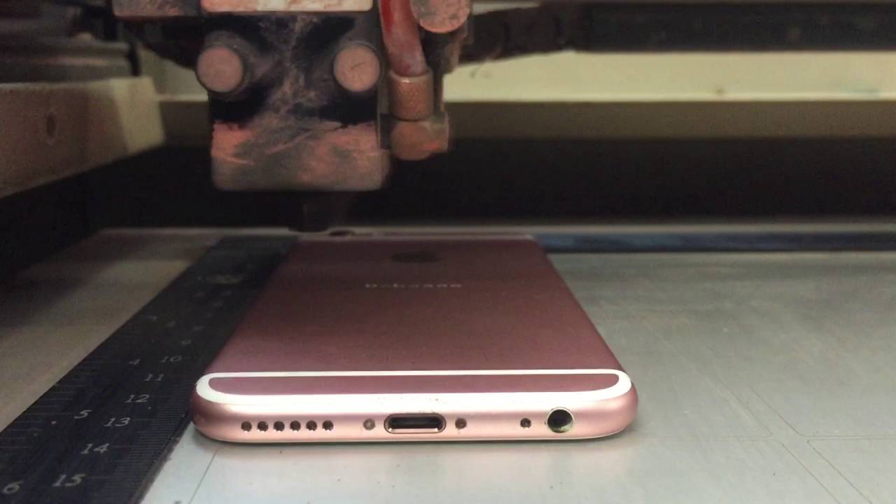Lasergravering af iPhone - Permanent m&aelig;rkning og god tyverisikring