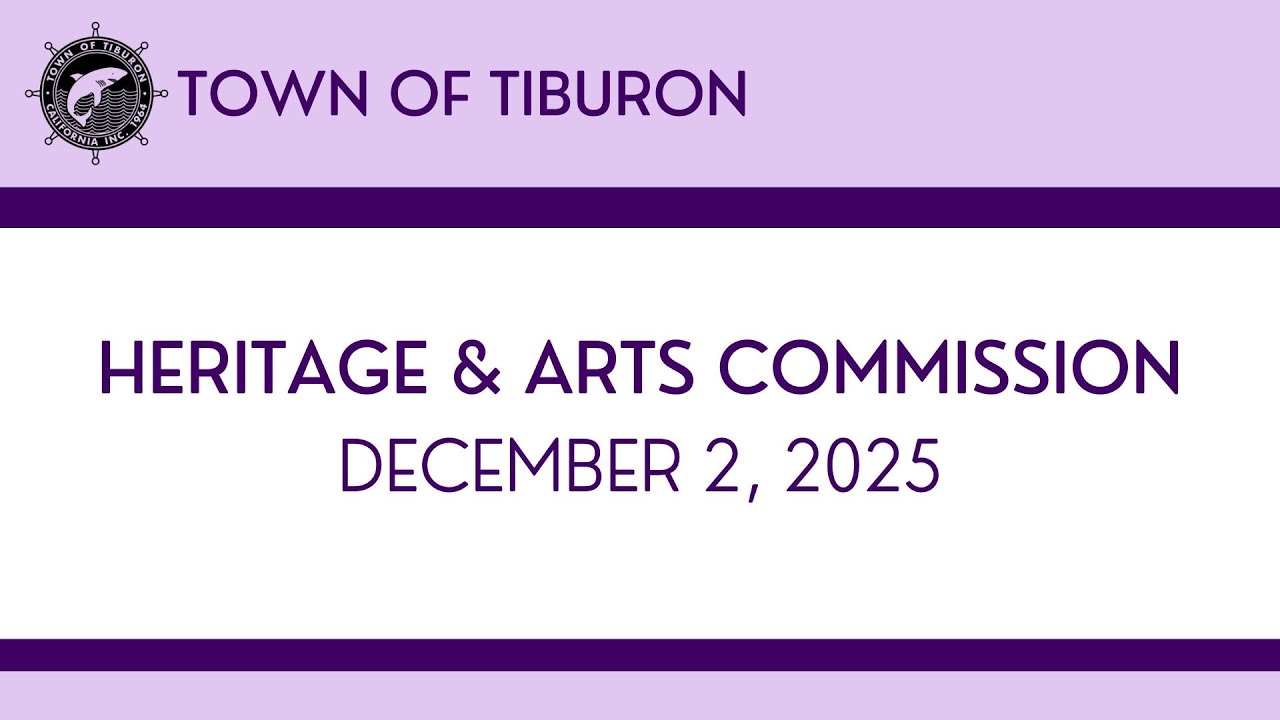 December 2, 2025 Heritage & Arts Commission Special Meeting