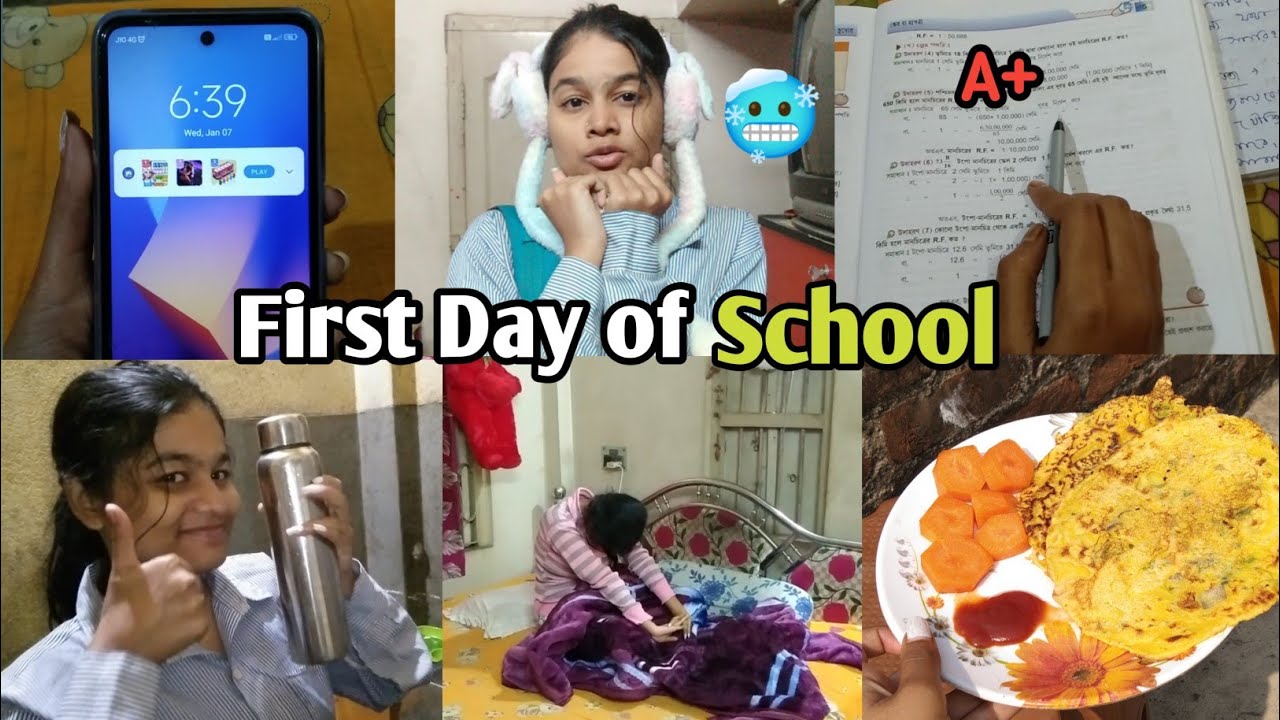 🥶 WINTER NEW CLASSES 🎒SCHOOL ROUTINE | How to be the Best Student 📚