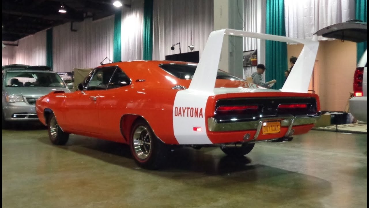 1969 Dodge Charger Daytona in Hemi Orange & 440 Engine Sound on My Car Story with Lou Costabile