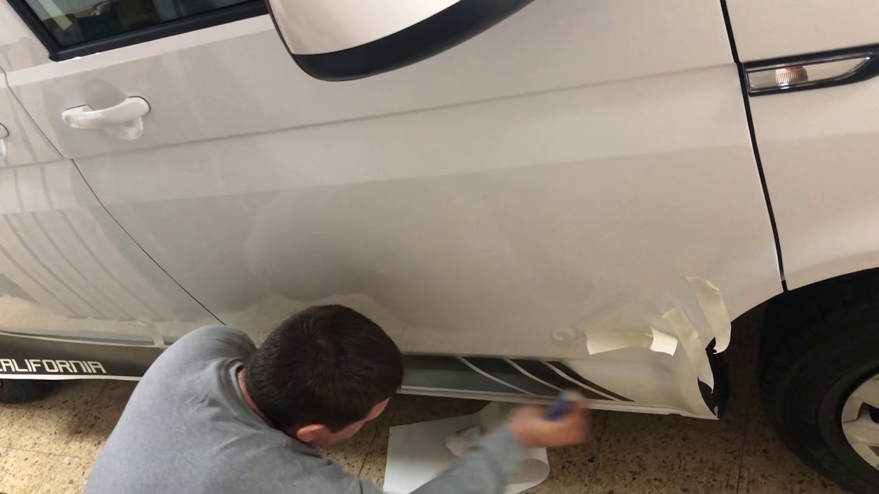 Vinilos laterales Para Volkswagen California Beach Camper Rotulación Coches Furgo comerciales