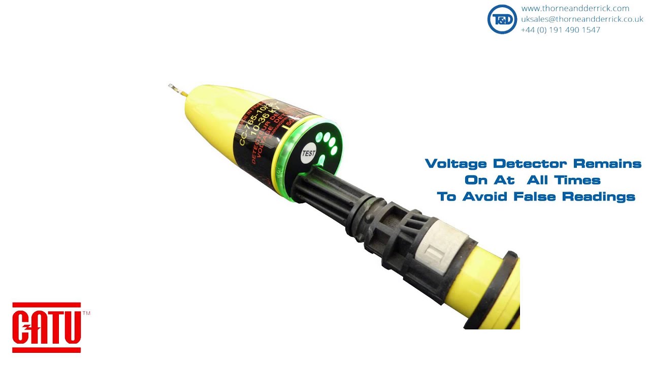 11kV-33kV Voltage Detection Using CATU CC765-10/36 Detector