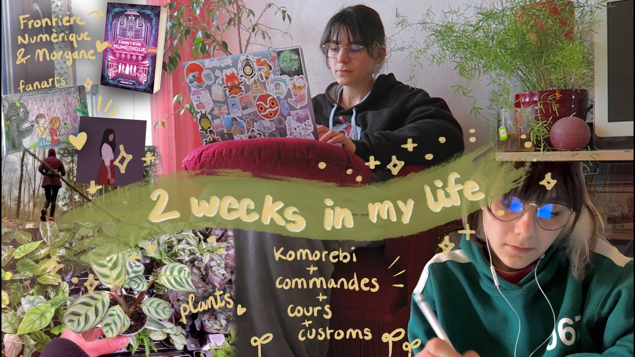 2 weeks in my (real) life 🍵📕 Komorebi, les cours, les commandes