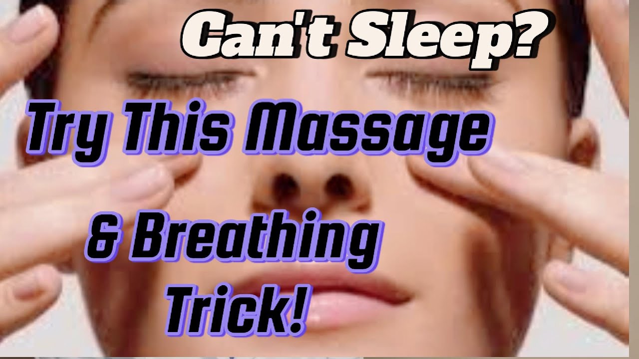 Can't Sleep? Try This Massage & Breathing Trick! #cantsleep #fallasleepfast #MassageForSleep#Relax
