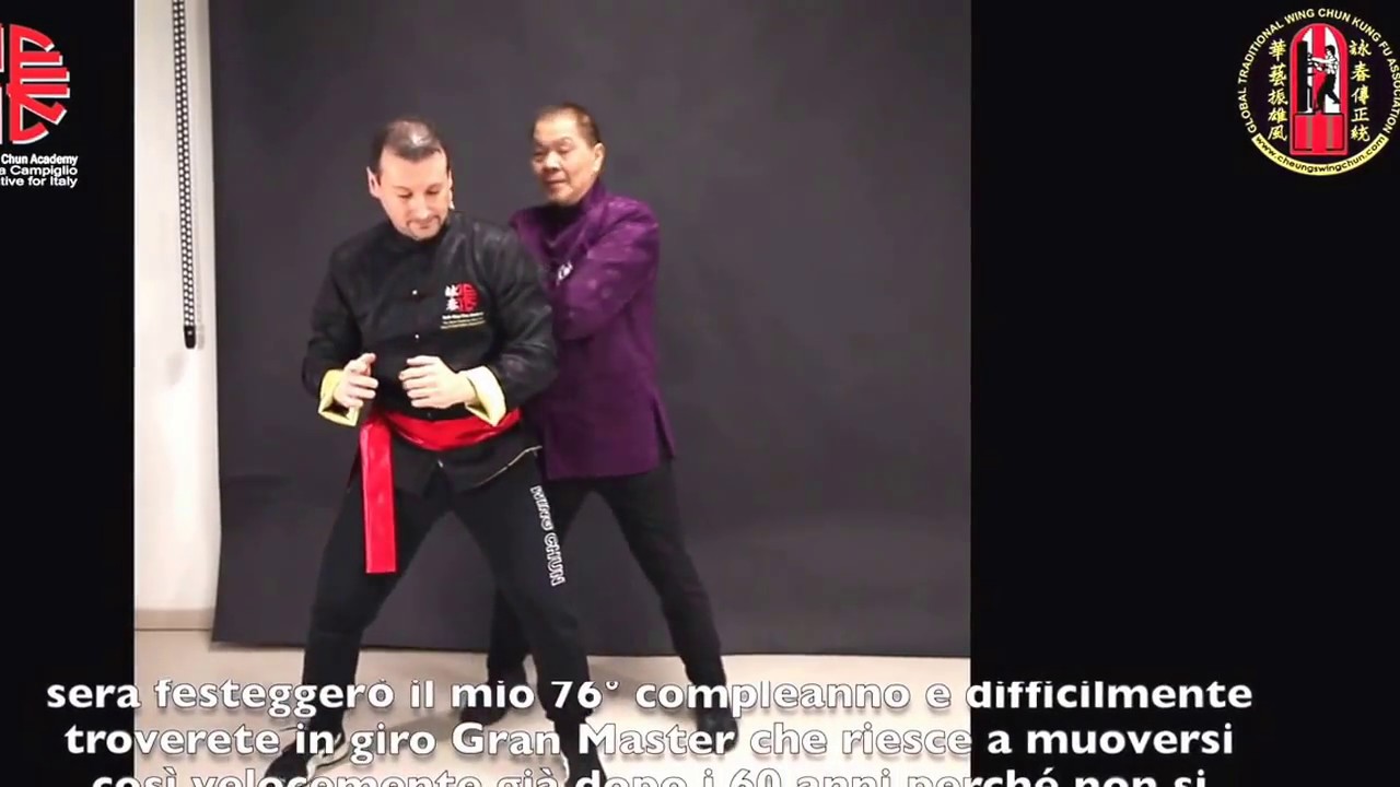 GM William Cheung with Master Luca Campiglio Representative for Italy have the Traditional Wing Chun