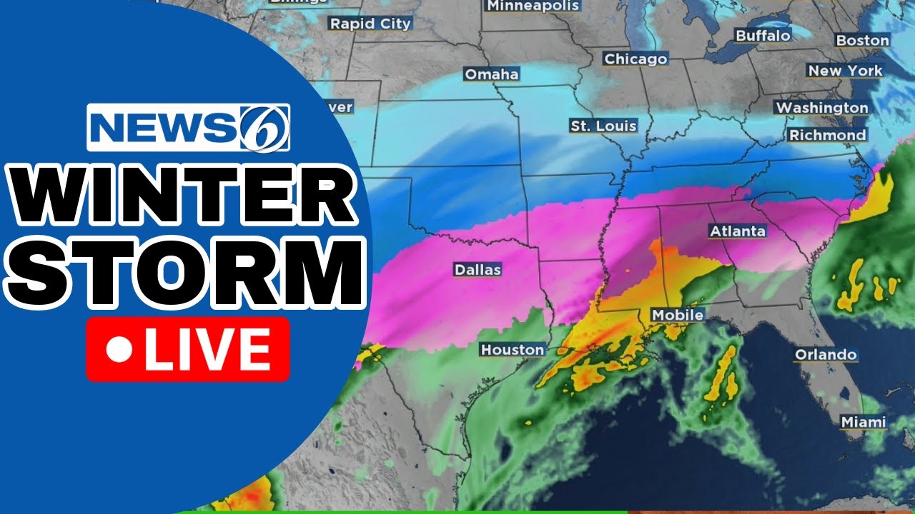 🔴NEWS 6 WEATHER LIVE AT 
