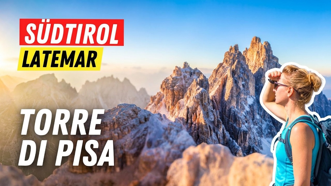 Dolomiten: Der berühmte Torre di Pisa. So ist die Wanderung wirklich