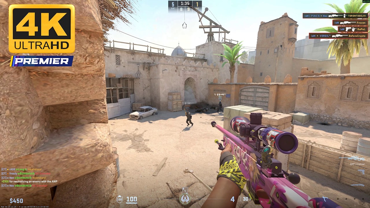 Counter Strike 2 - Dust 2- Full Gameplay