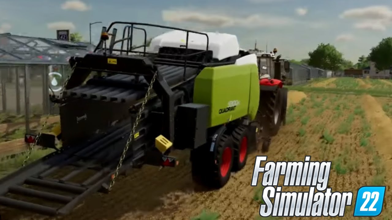 FARMING SIMULATOR 22 ELM CREEK #34 - IMBALLATRICE BALLE QUADRATE CLAAS - GAMEPLAY ITA