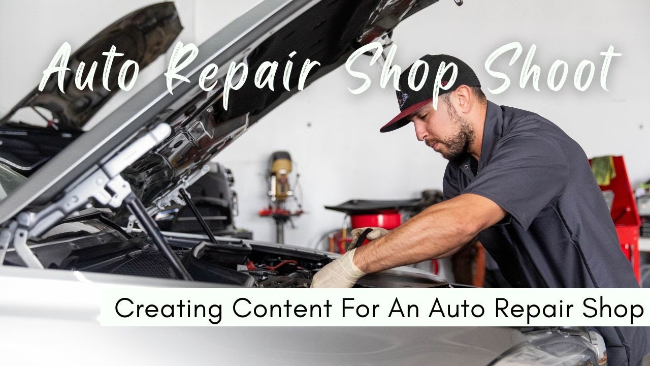 Creating Content For An Auto Repair Shop - Photoshoot Vlog!
