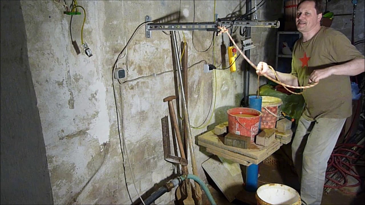 Brunnenbau mit einer Kiespumpe