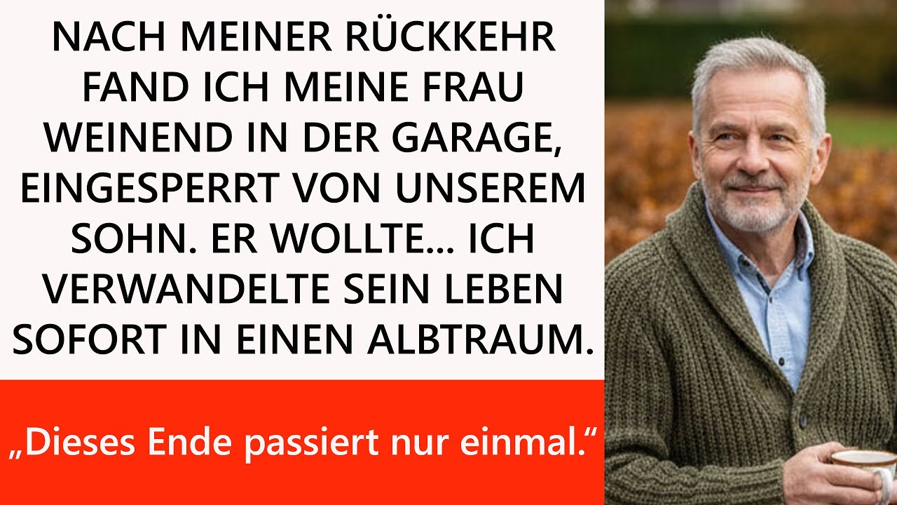 Sohn sperrte Mutter ein, um Party zu feiern – mein Rache-Plan zerstörte seine Zukunft! 🤐📉