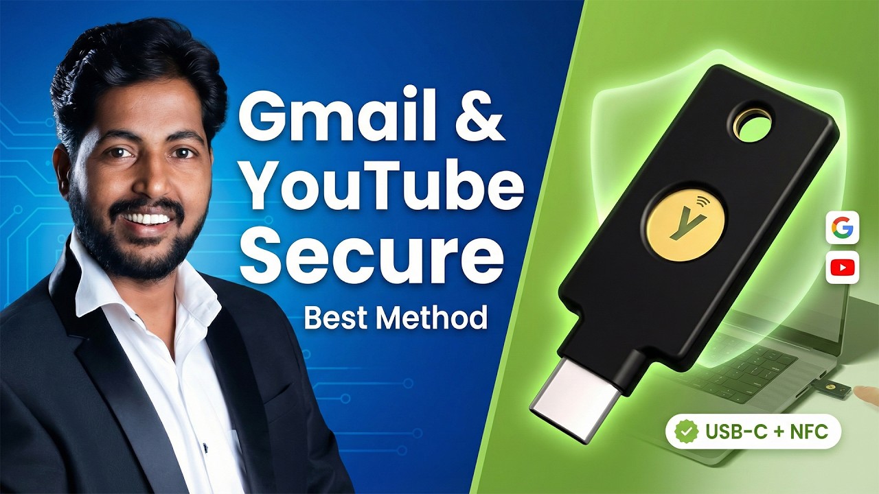 ubiKey Kya Hai? YouTube Hack Ke Baad Maine Apni Security Kaise Upgrade Ki 🔐